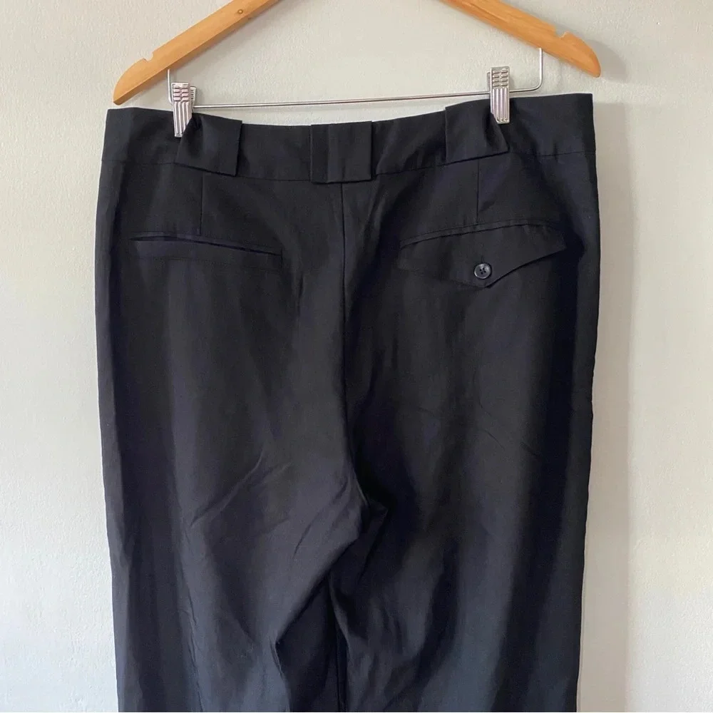 Proenza Schoeler White Label High-Rise Straight Trousers in Black Size 12 - Picture 6 of 13